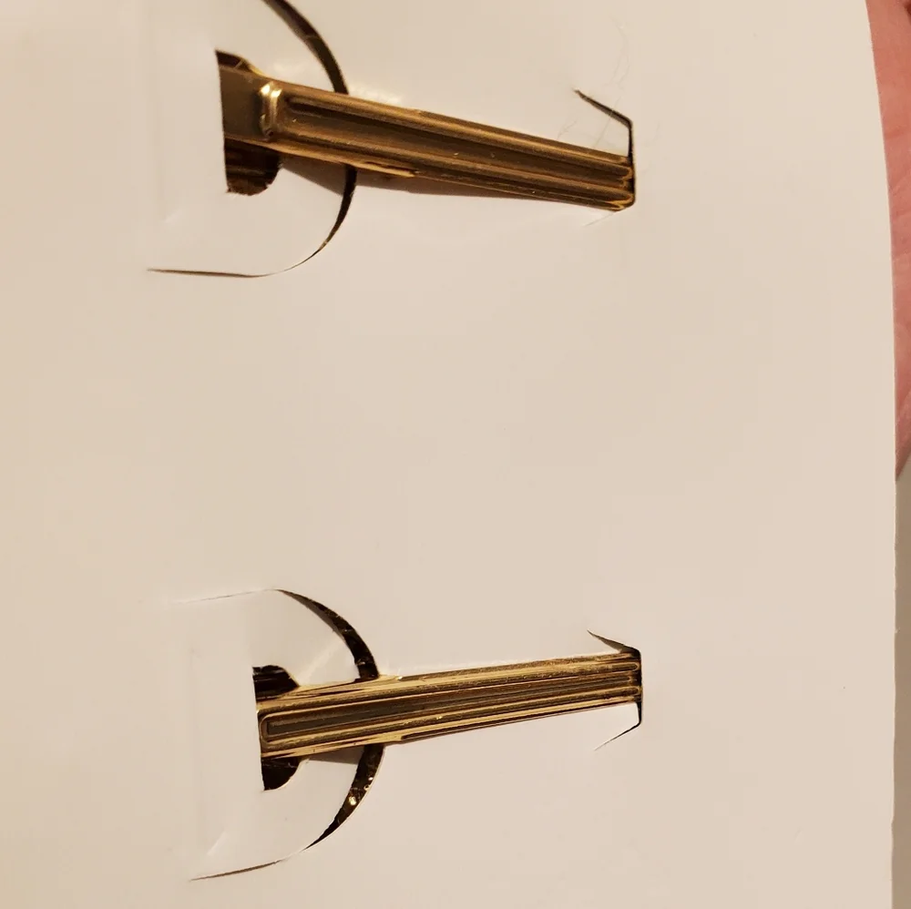 Set Of Two Pks Of Faux Jeweled Hair Bobby Pins